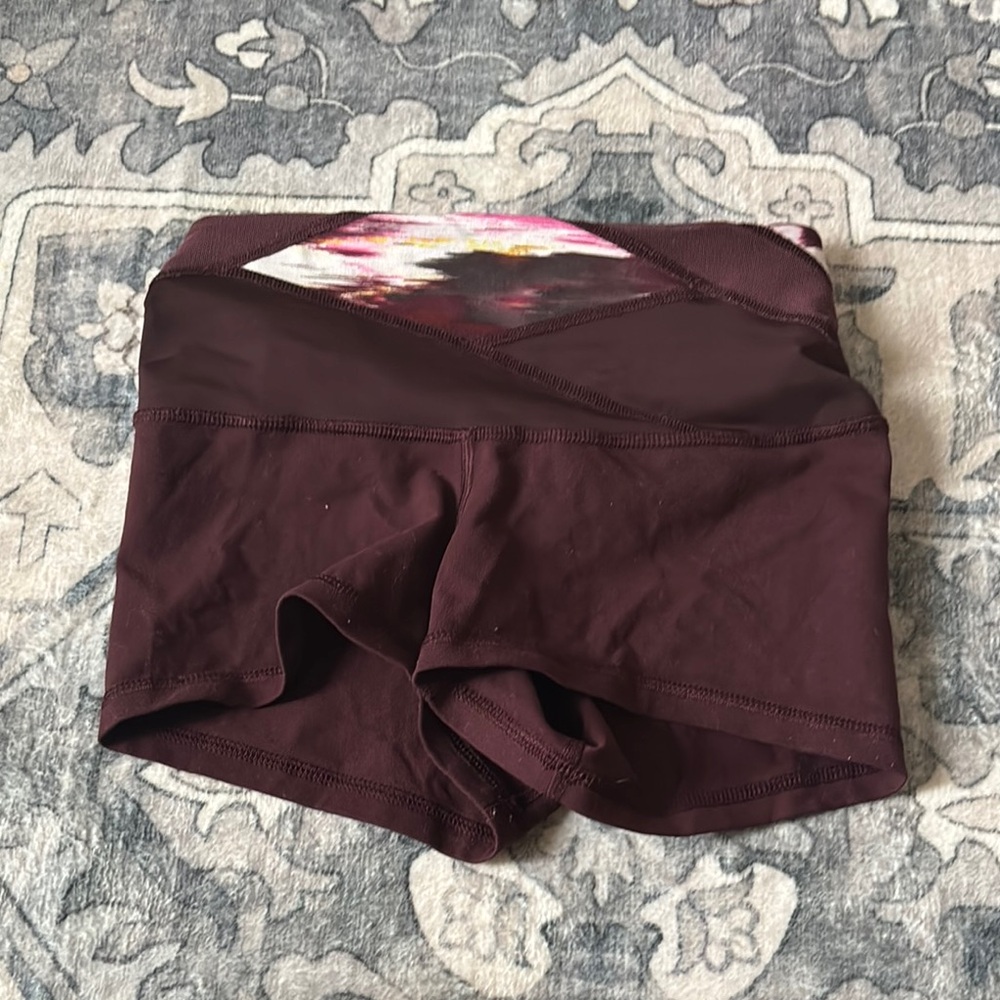 Women's Burgundy Shorts